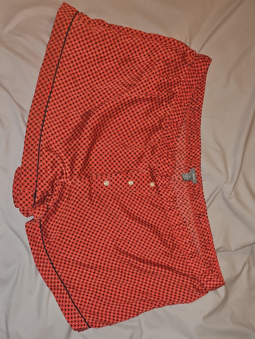 Aerie Red Polka Dot Lounge Shorts
